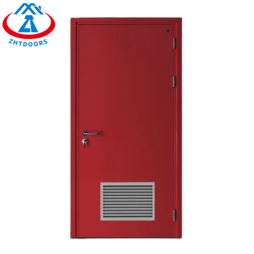 Customized UL Standard Fire Doors With Louver Panels