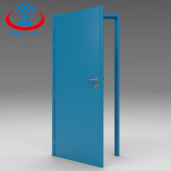 Factory Price EN Standard Safety Fireproof Metal Door Single Leaf