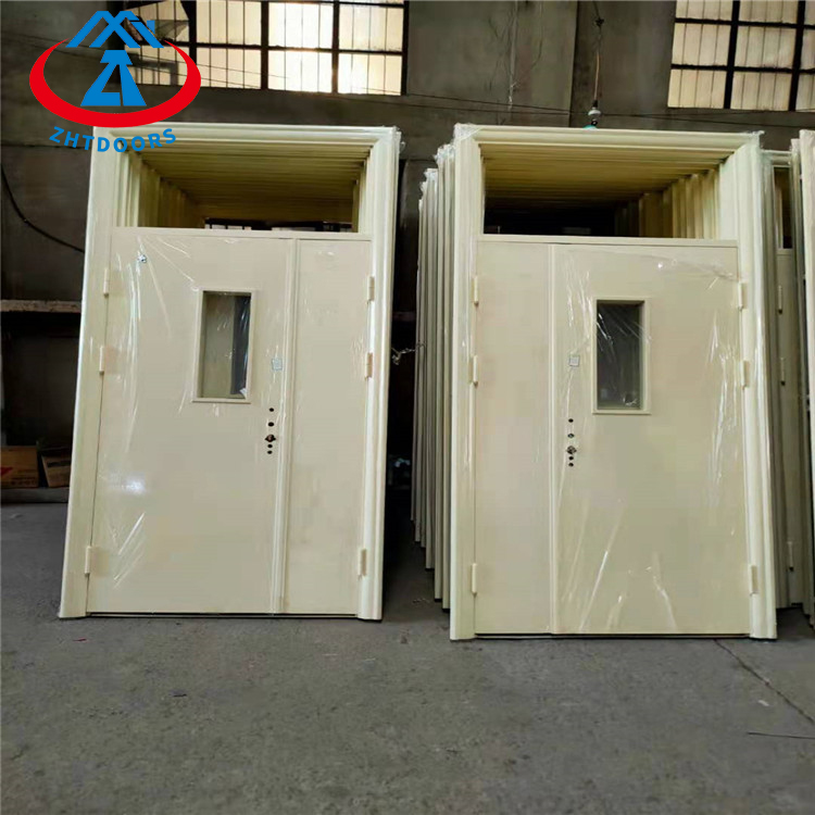 High Quality Product UL Standard Indoor Fire Doors With Bright Windows And Field Of View Windows