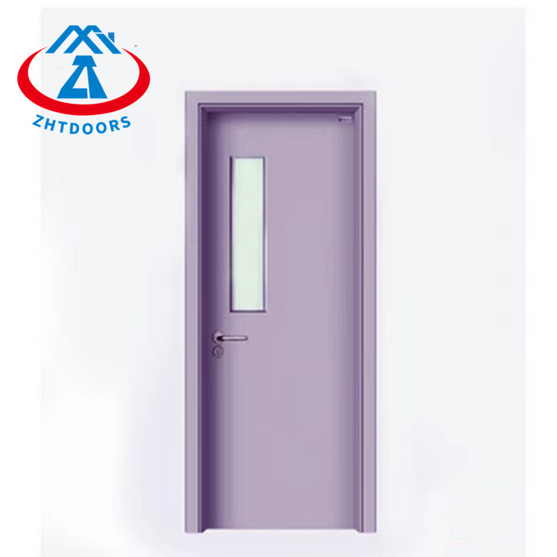 Factory Supplies BS Standard Cheap Color Steel Plate Fire Doors