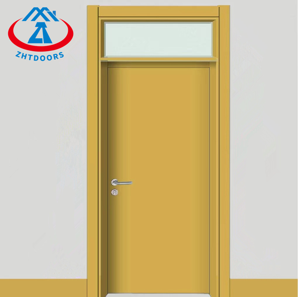 Factory Direct Sales BS Standard Emergency Fire Metal Single Door With Bright Window