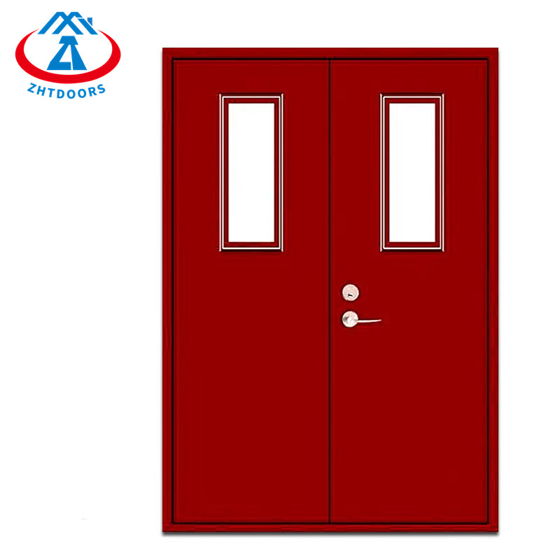 Customized Soundproof And Thickened AS Standard Steel Fireproof Double Doors