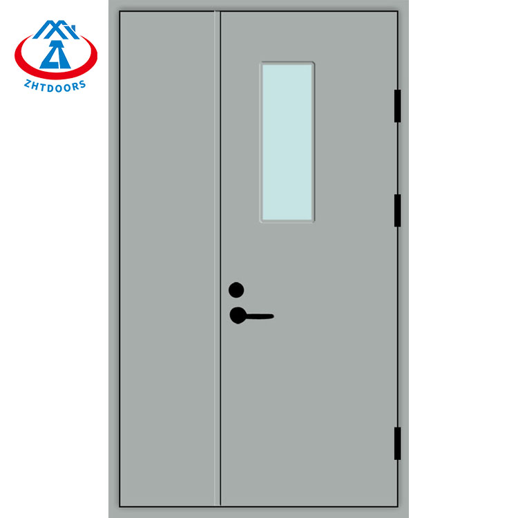 product-Zhongtai-Custom Cheap Reasonable Price BS Standard Metal Industrial Doors Fire Rating-img