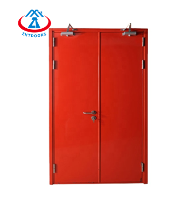Factory Wholesale Price BS Standard Multi Style Steel Metal Red Fire Doors