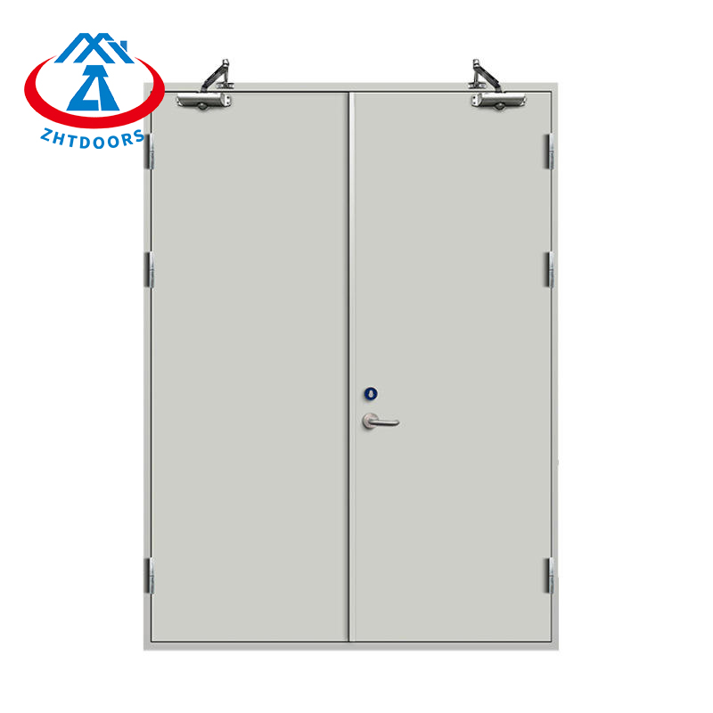 Factory Wholesale EN Sandard Automatic Bottom Sealing Double Fire Door