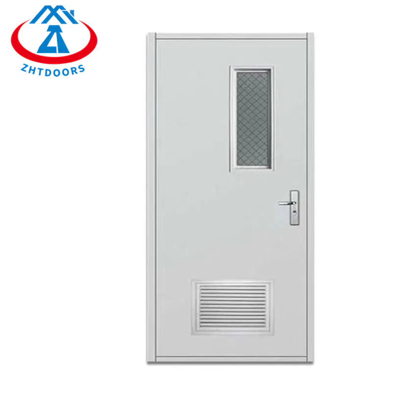 Fire Exit Doors UL Standard with View Window and Blinds