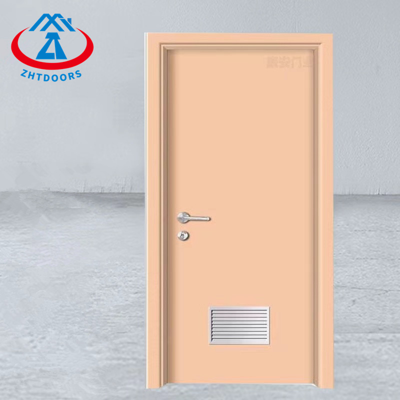 Laboratory EN Standard Safety Fire Doors With Shutters At The Bottom