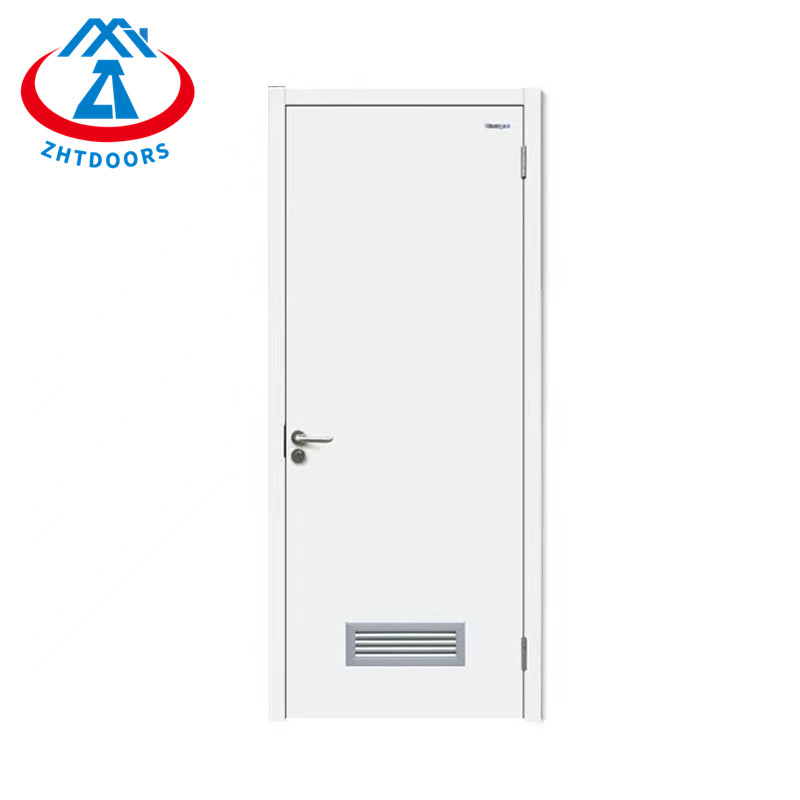 Laboratory EN Standard Safety Fire Doors With Shutters At The Bottom