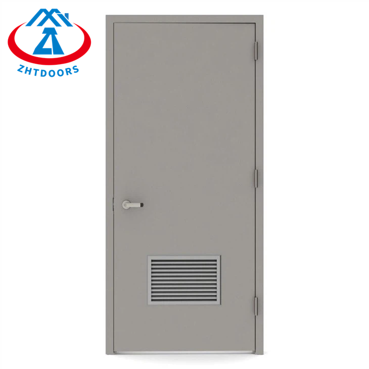 Laboratory EN Standard Safety Fire Doors With Shutters At The Bottom