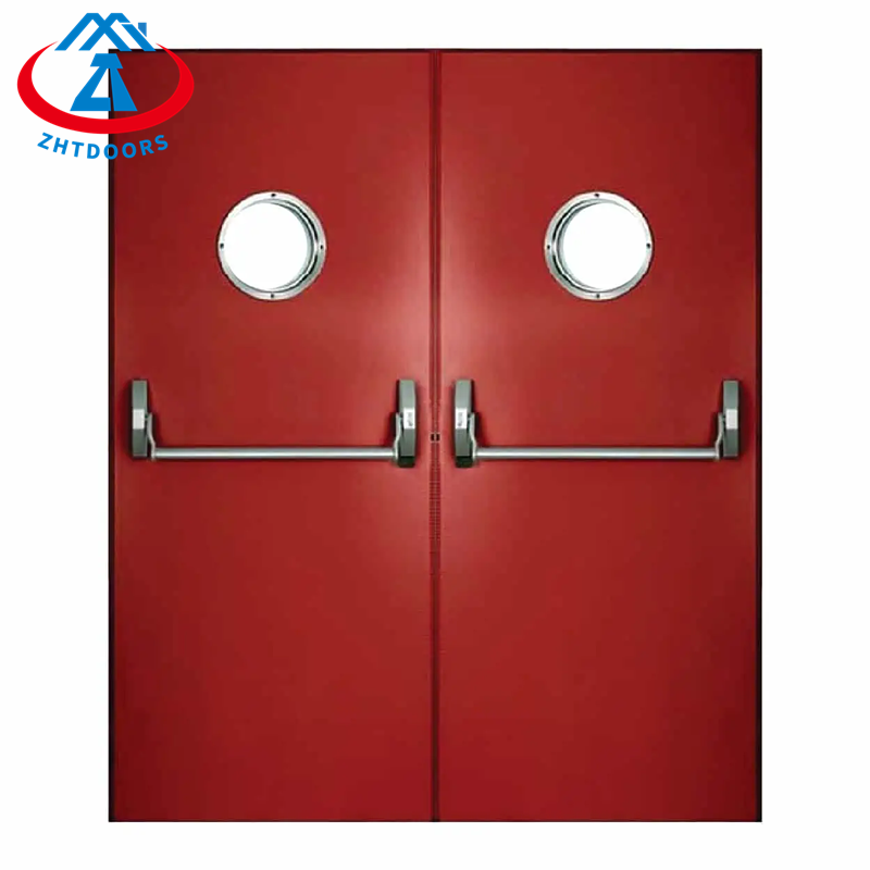 Factory Wholesale Price BS Standard Multi Style Steel Metal Red Fire Doors