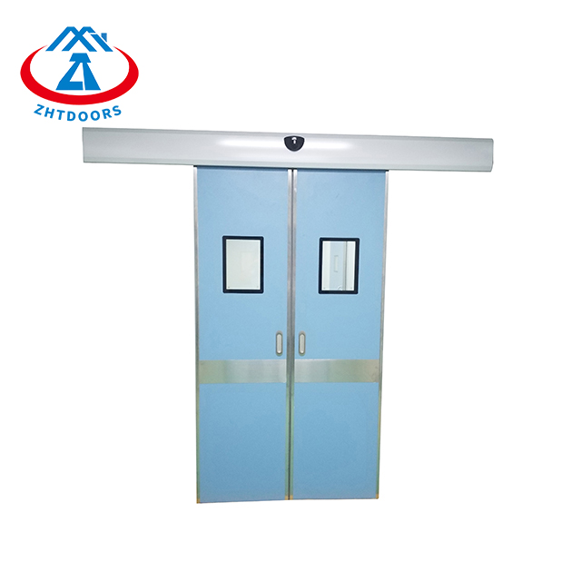 product-Professionally Build BS Standard Fireproof And Soundproof Sliding Doors With Windows-Zhongta
