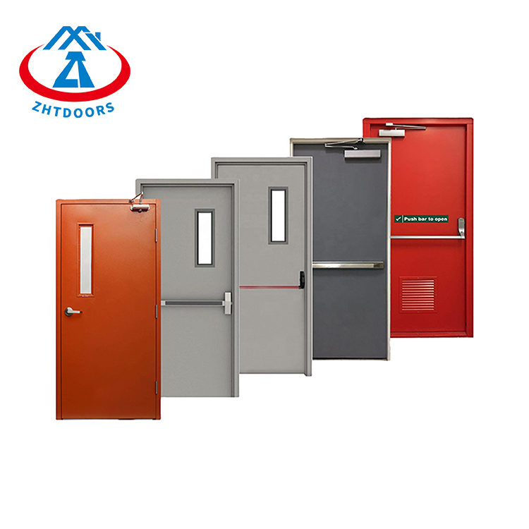 Thermal Insulation AS Standard Emergency Fire Exit Door With Push Rod