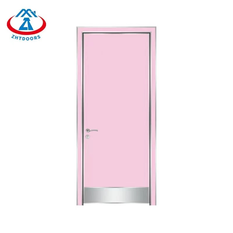 product-Zhongtai-Economical And Practical BS Standard Fire Safety Single Door With Kick Board-img