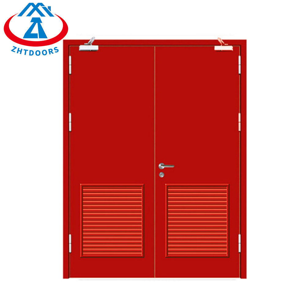 product-Distribution Room With Shutters EN Standard Soundproof Double Safety Door-Zhongtai-img