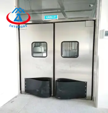 Commercial AS Standard Anti Collision And Fireproof Double Doors