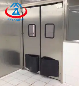 Commercial AS Standard Anti Collision And Fireproof Double Doors