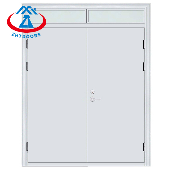 Direct Selling Wholesale EN Standard Metal Industrial Swing Door With Bright Window
