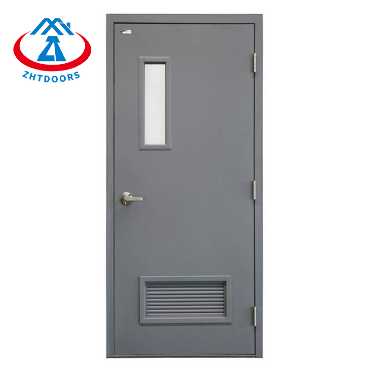Fire Door Customized Ventilation Louver Single And Double Opening EN Standard Fire Door
