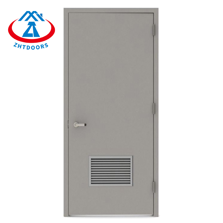 Fire Door Customized Ventilation Louver Single And Double Opening EN Standard Fire Door