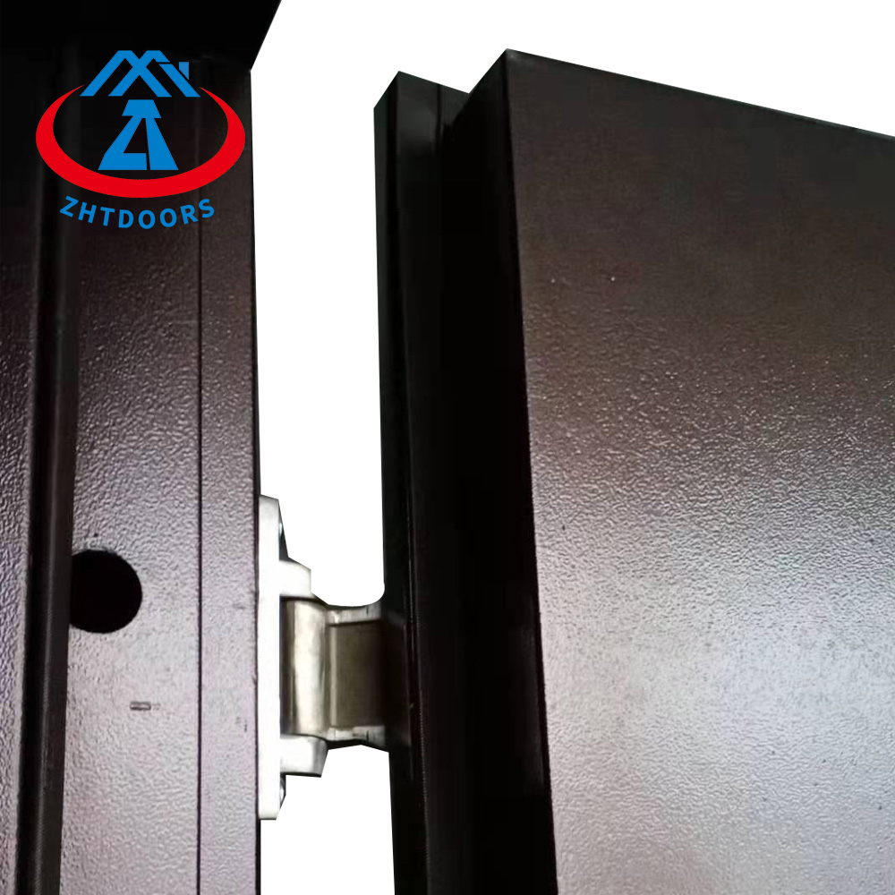 Indoor Metal Black Color Door UL Standard Fireproof Sealed Door