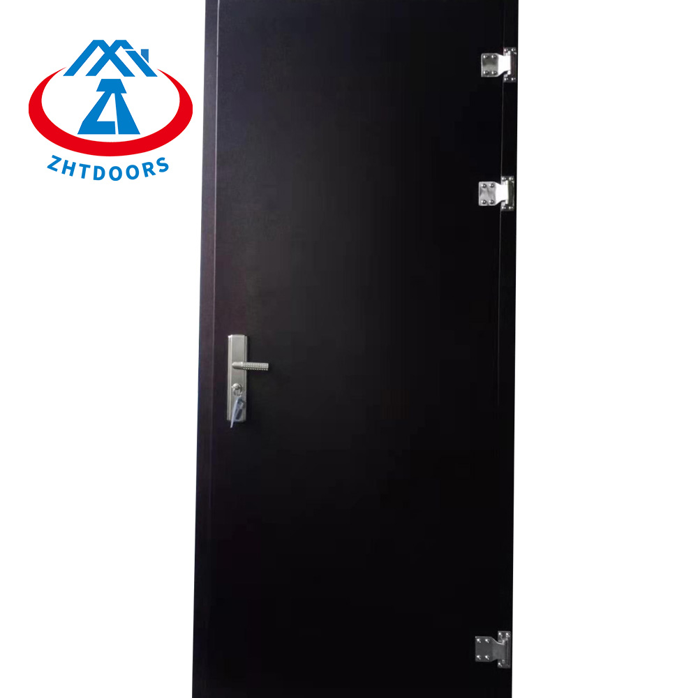 Indoor Metal Black Color Door UL Standard Fireproof Sealed Door