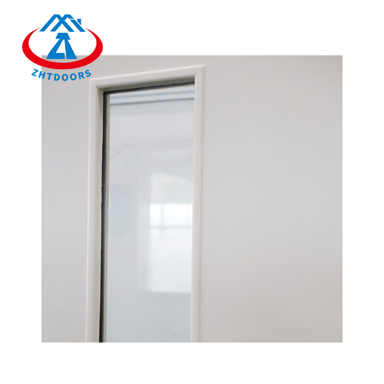Customized Affordable BS Standard Metal Single Door With Long Glass