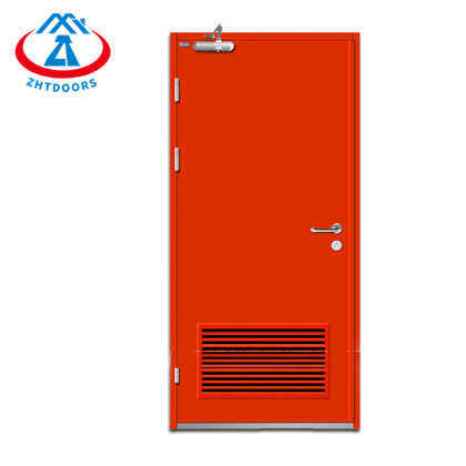 Factory Wholesale Price BS Standard Multi Style Steel Metal Red Fire Doors