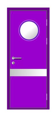 Customized Galvanized steel multi Color AS Standard Safety Fire Doors