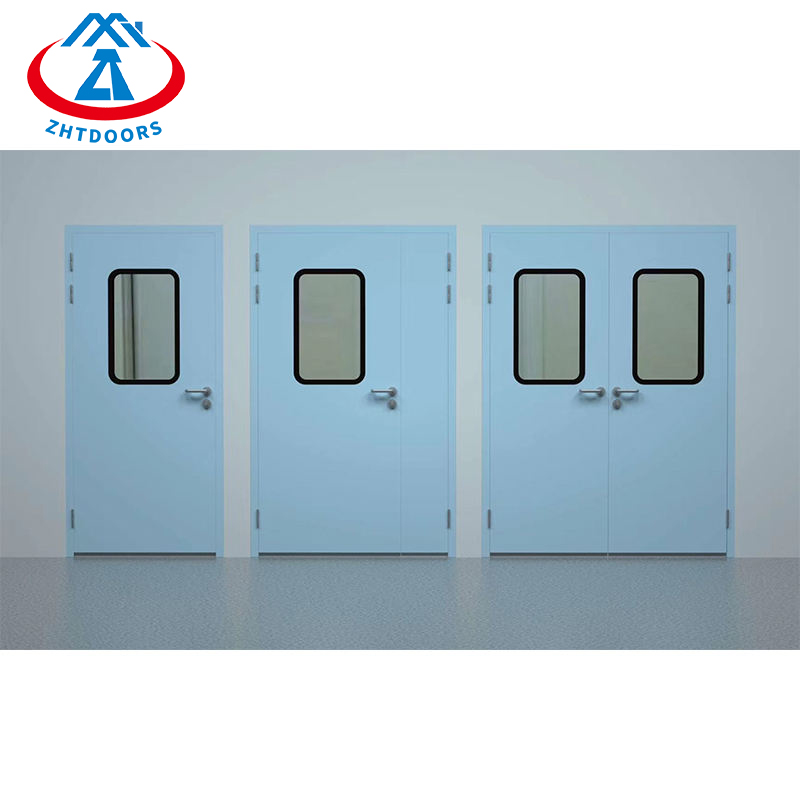 Factory Direct Sales EN Standard Different Styles Of Hospital Clean Room Fire Rated Doors