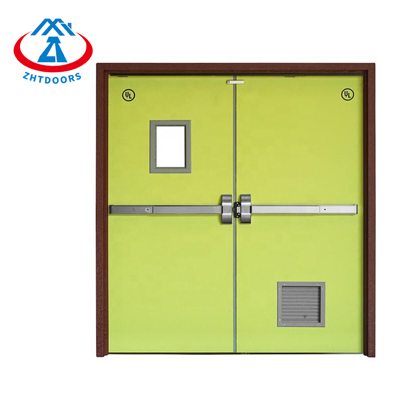 Factory Direct Sales Heat Resistant And Fire Resistant EN Standard Double Leaf Apartment Door