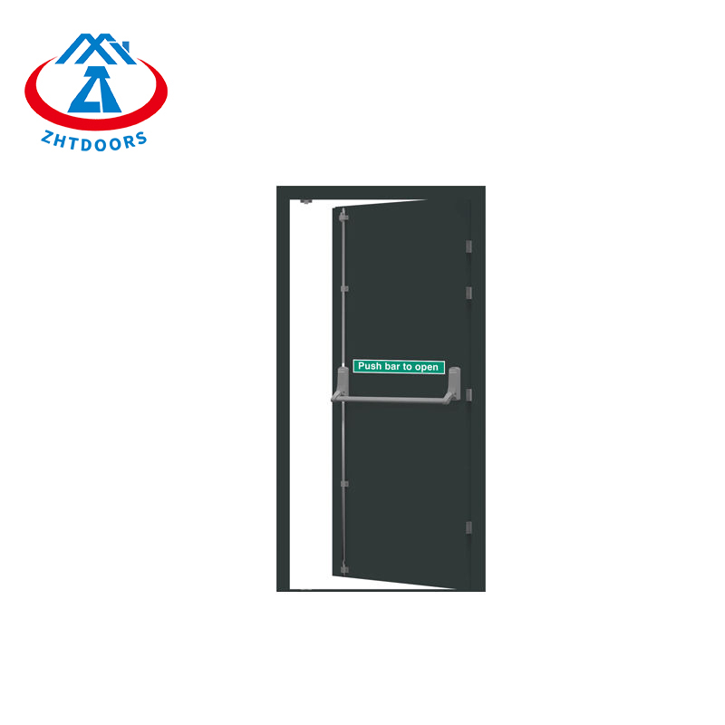 Wholesale Single Color Fire Door BS Standard Black Multi Style Fire Door
