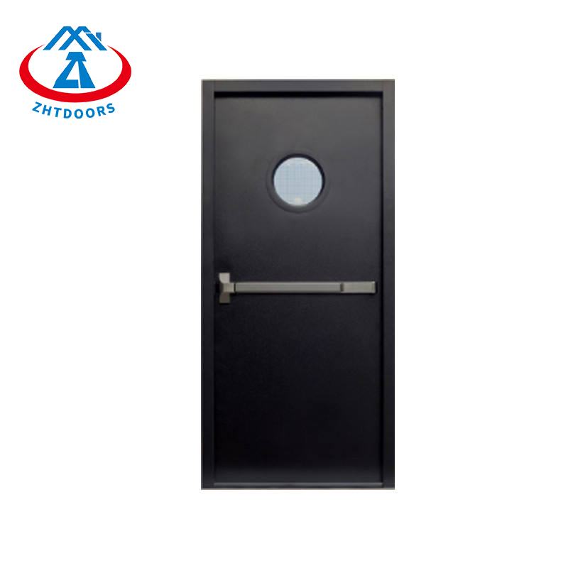 Wholesale Single Color Fire Door BS Standard Black Multi Style Fire Door