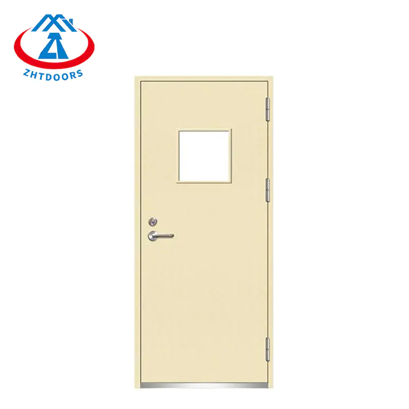 UL Standard Single Leaf Fire Door With Square View Window