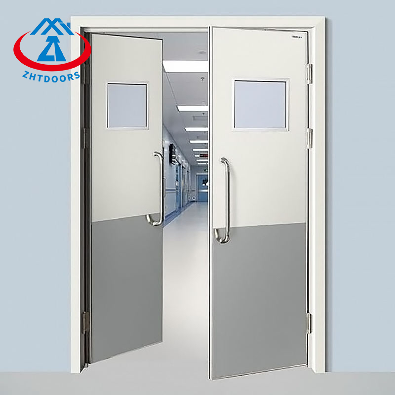 product-Professional Manufacturing Of UL Standard Double Doors With Skirting Boards Fire Rating-Zhon