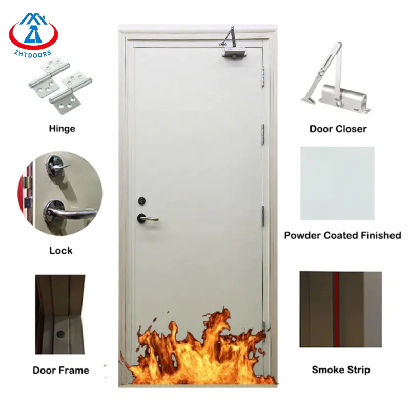Best Quality And Cheap Color Steel Plate UL Standard Fire Door