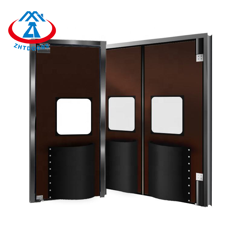 Custom Size AS Standard Safety Anti Collision Fireproof Commercial Door