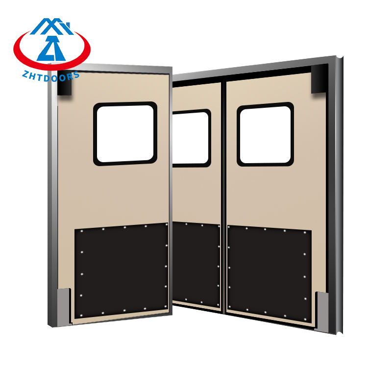 Custom Size AS Standard Safety Anti Collision Fireproof Commercial Door