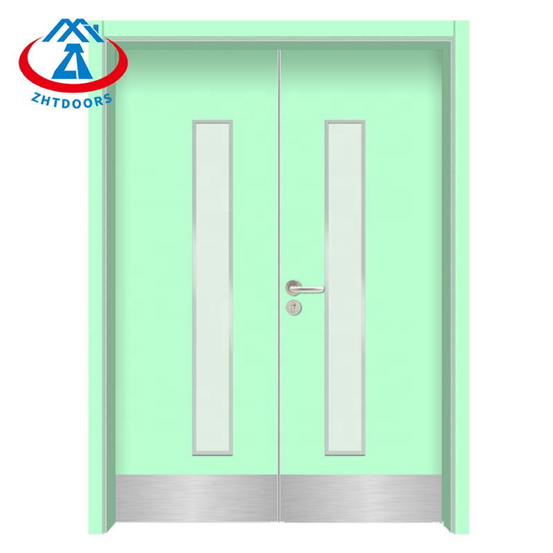Professional Manufacturing Of UL Standard Fireproof Steel Doors With Long Glass