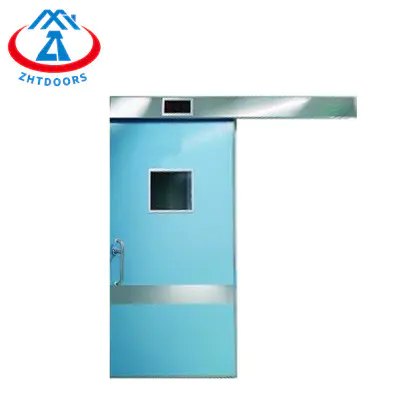 Modern High Performance AS Standard Automatic Sliding Steel Metal Operating Room Door
