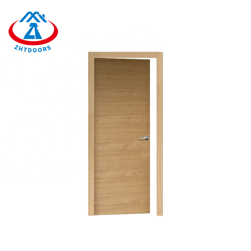 product-Zhongtai-Modern Safe And Durable AS Standard Wood Grain Smoke And Fireproof Door-img