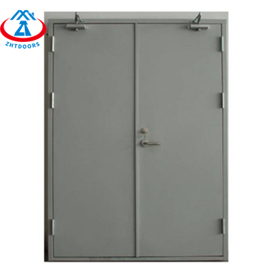 product-Zhongtai-Excellent Product AS Standard Gray Double Opening Industrial Safety Emergency Door-