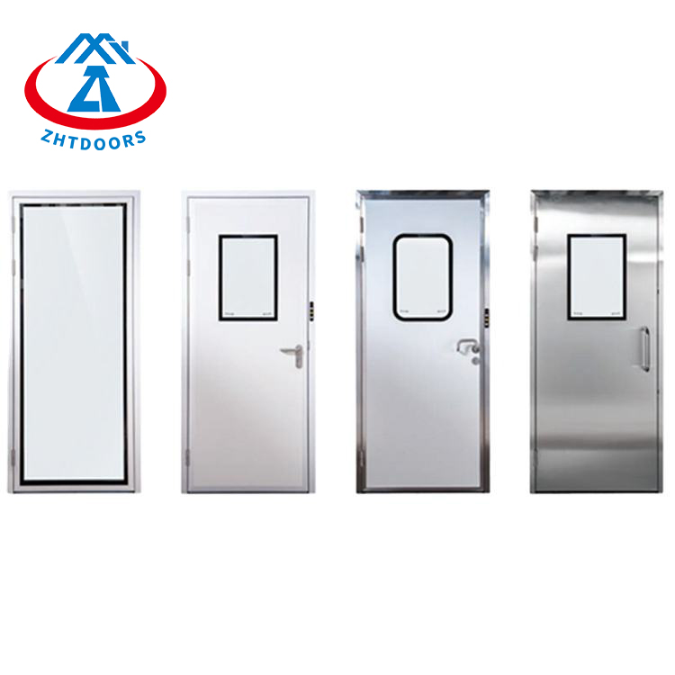 Factory Wholesale EN Standard Clean Room Steel Metal Safety Exit Door