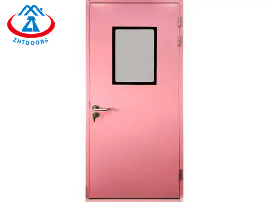 High Quality Safety Steel Door BS Standard Galvanized Steel Fire Door