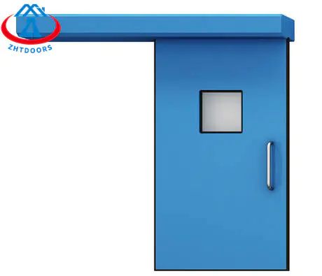 Manufacturer BS Standard Automatic Door Sliding Metal Door Heavy Duty
