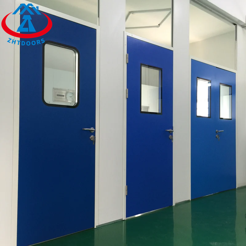 Hospital Fire Rated Door EN Standard Fire Door Cheap Steel Safety