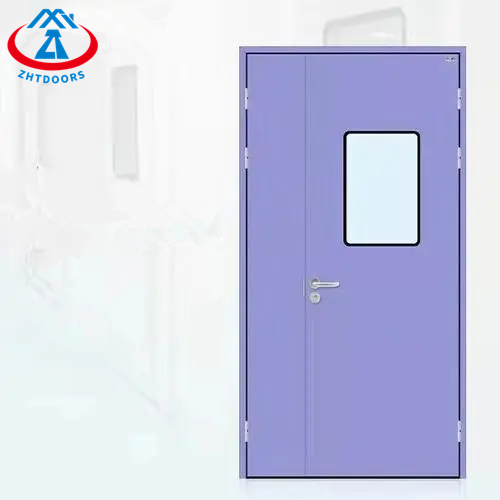 product-Zhongtai-Modern Security BS Standard Fire Inspection Residential Doors-img