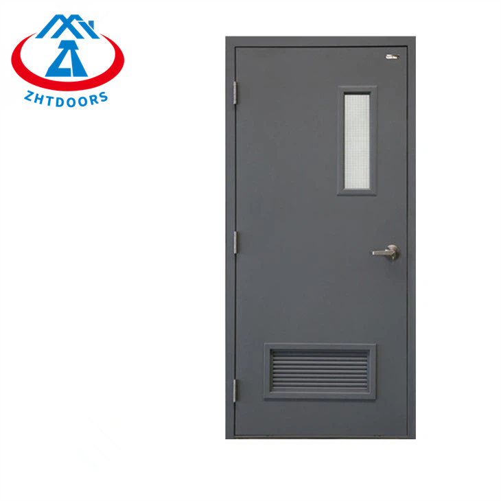 product-Wholesale Fire Door AS Standard With Louver Single Opening Rated Door-Zhongtai-img
