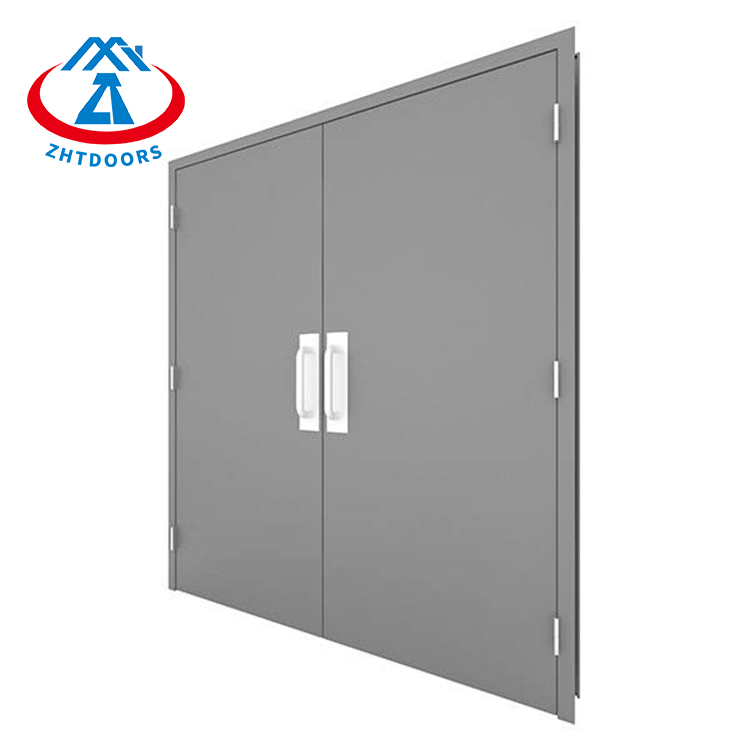 Custom Size EN Standard Fire Rated Heavy Duty Double Doors
