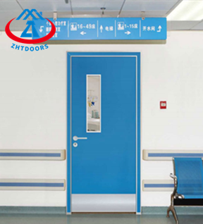 Manufacturer Supplies AS Standard Fire Grade Hospital Steel Metal Doors