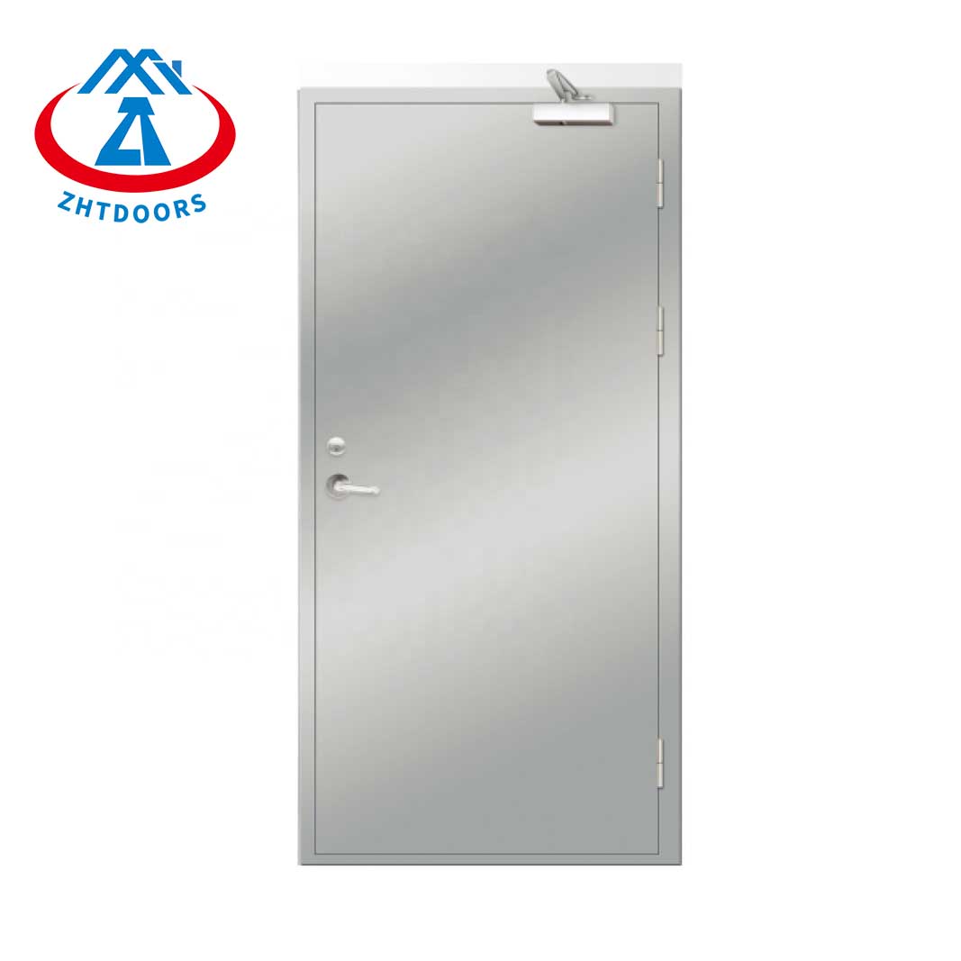 Fire Door Sealing UL Standard Fireproof Metal Door Single Leaf